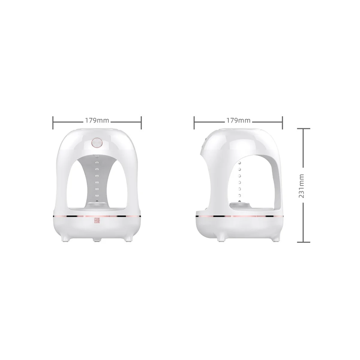 Desktop Mute Humidifier Ultrasonic Fogger Humidifier 700Ml USB Humidifier Diffuser for Bedroom Office Desktop Home -A-ABLM