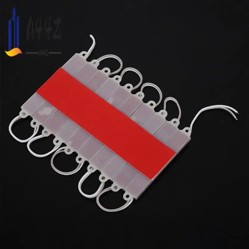 

A44Z-3 X 10 шт. 5050 SMD 3 светодиодный модуль светодиодная лента гирлянда водонепроницаемый DC 12 В теплый белый