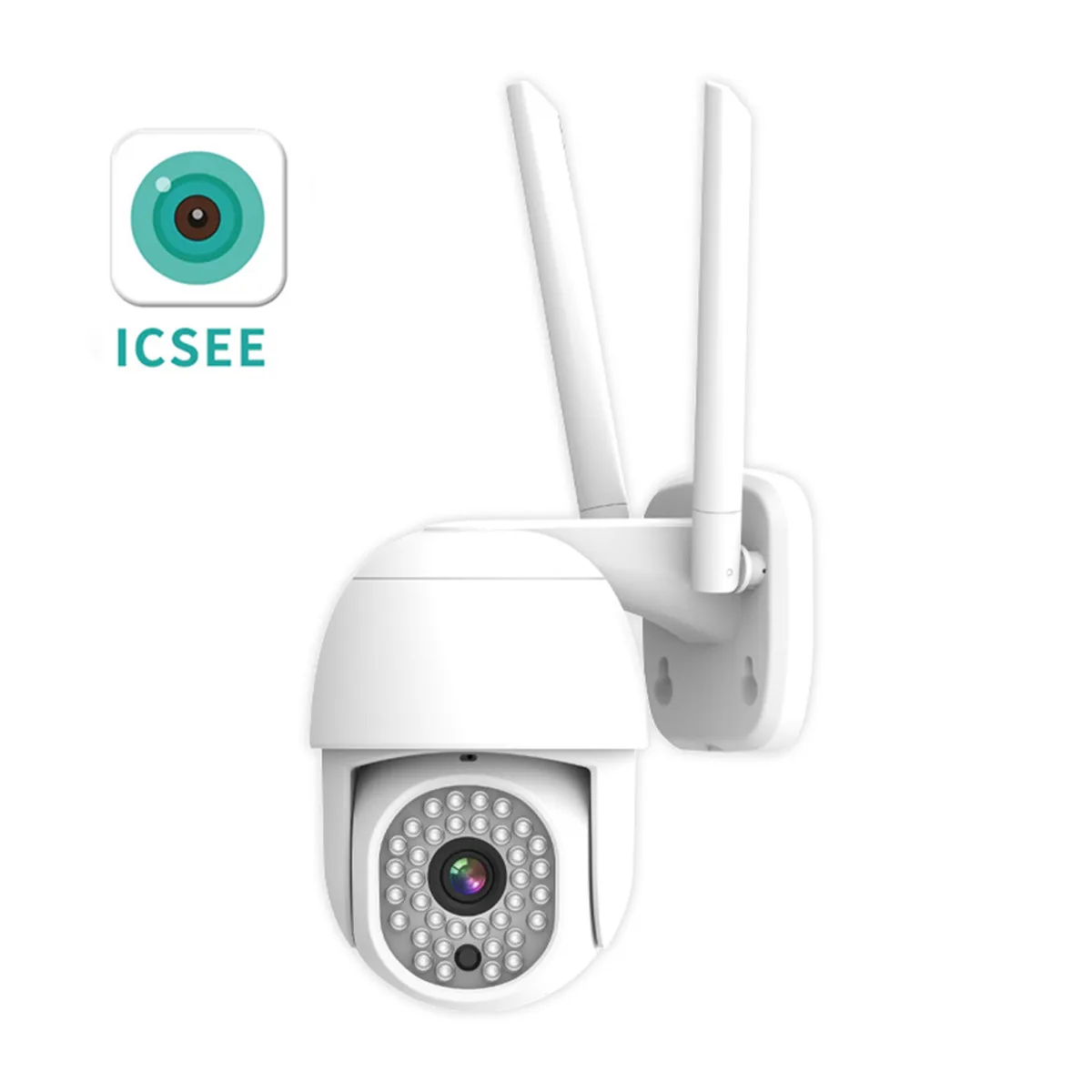 

2MP 1080P iCsee APP Full Color NightVision Wireless PTZ IP Dome Camera Intercom Ai Humanoid Detection Auto Tracking CCTV Monitor