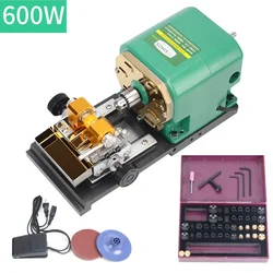 Woodworking Lathe Beads Machine DIY Grinding Polishing Beads Mini Wood Lathe Multifunction Rotating Center Turning Lathe