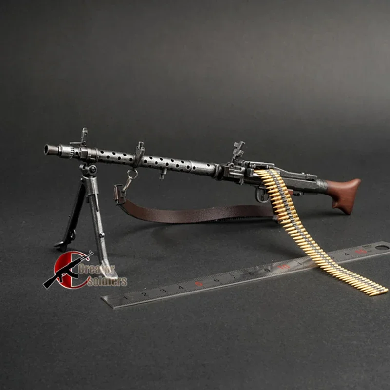 

1/6 Scale MG34 Machine Gun Plastic Model Soldier WWII Weapon Model for 12inch Action Figure Cannot Shooting