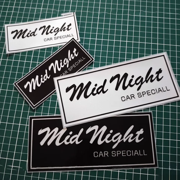 Car Styling and Decals Automobile Exterior Decorate Motocross Stickers for Mid Night Car Special