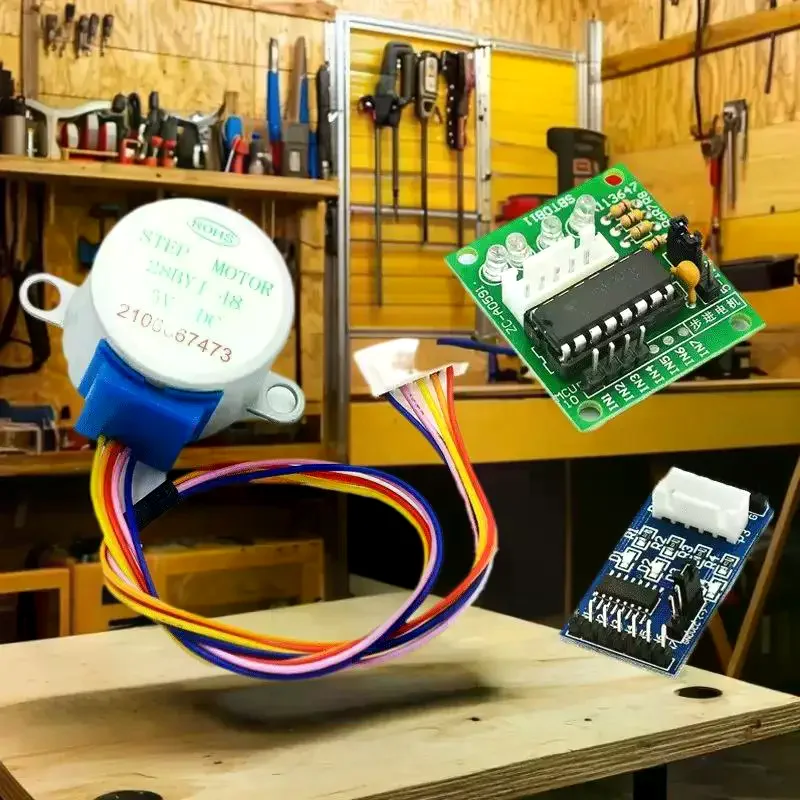 

1 Set 25mm 28BYJ48 4-Phase DC 5V Reduction Gear Stepper Motor with ULN2003 Driver Board for Arduino DIY Kit