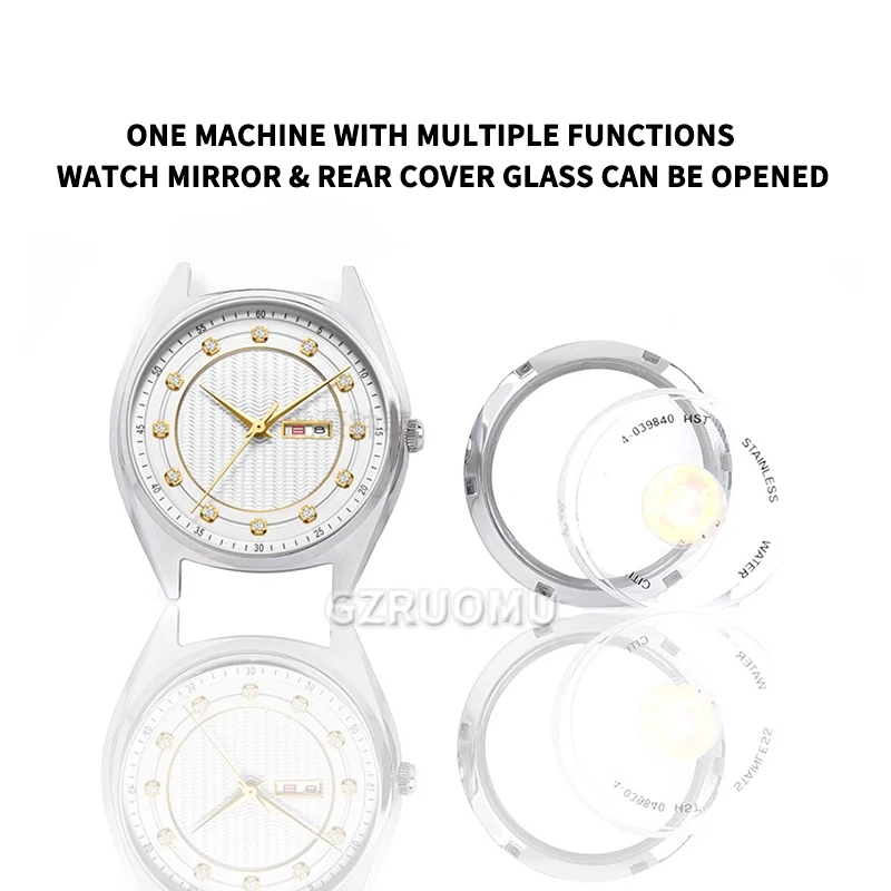 

Watch Glass Opener Tool Without Damage Glass Shell Opener Without Pressure Watch Crystal Opener Watch Repair Tool Suitable