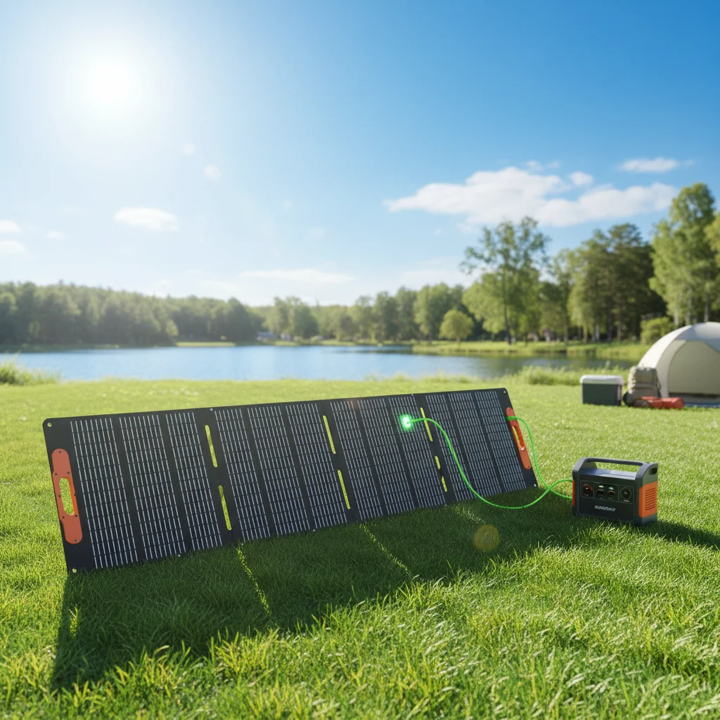 Портативная солнечная электрос – обзор и цена Solar Panel 200W