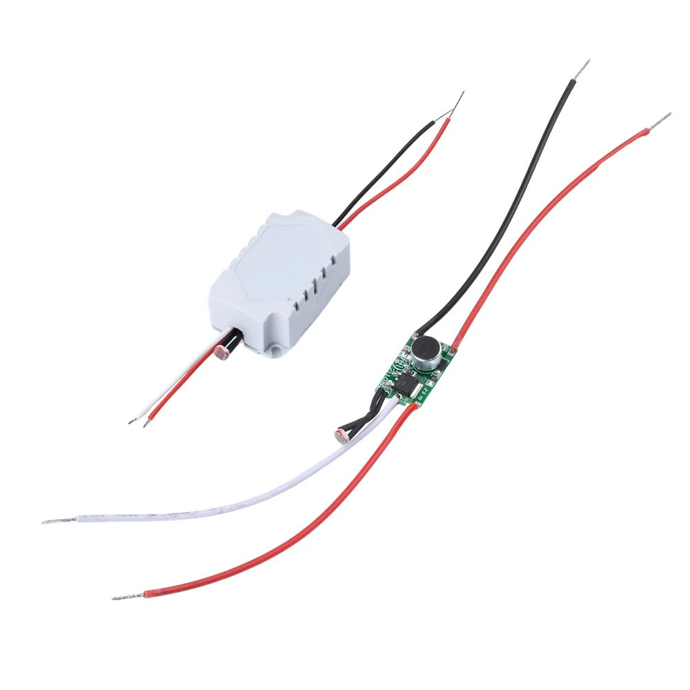 Low Voltage DC Sound Light Control Sensor DC 3V-30V LED Driver 5V 6V 12V 24V Photosensitive Voice Switch Module Circuit