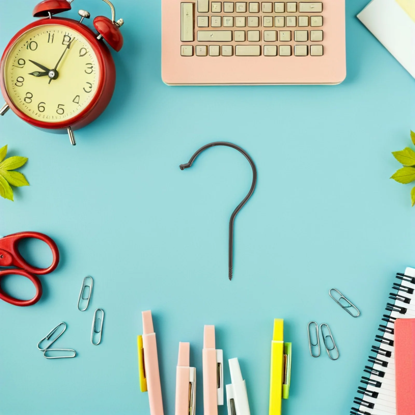 

50pcs Heavy Duty Screw-In Hooks For Clothes Hanger Robust Iron Hanger Accessory Multi Scene Application Replacement Hooks