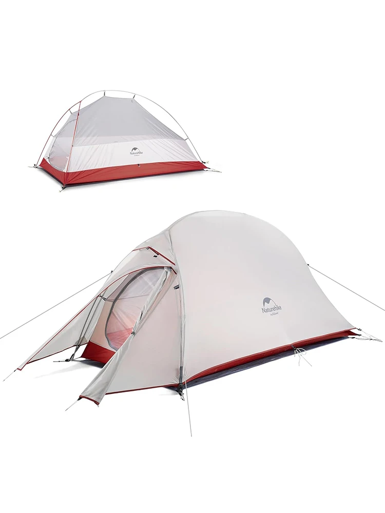AliExpress Naturehike Cloud Up 1 People Tent Ultralight 20D Camping Tent Waterproof Outdoor Trekking Travel Backpacking Cycling Tent