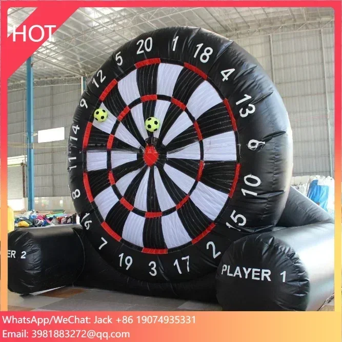 Giant inflatable soccer dart sport game,inflatable football target darts board game for sale