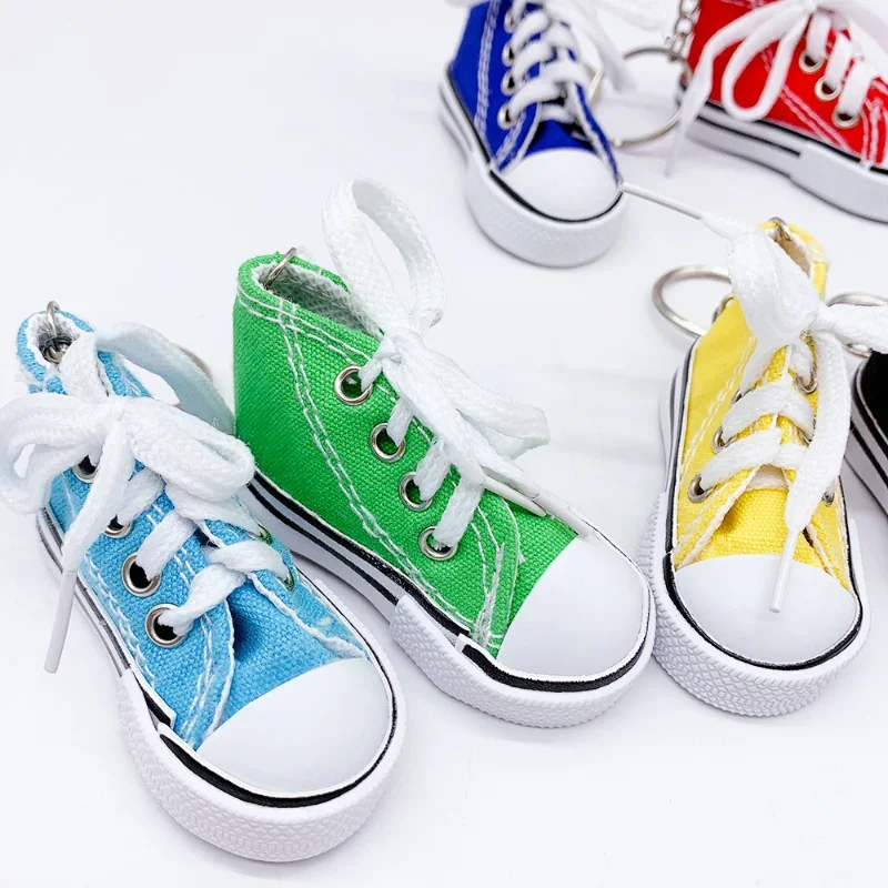 Doll Shoes Hot Sale Popular Canvas Shoes for Girl Dolls 7.5cm Handmade Sneakers with Sequin Shoes for Baby Doll Accessories