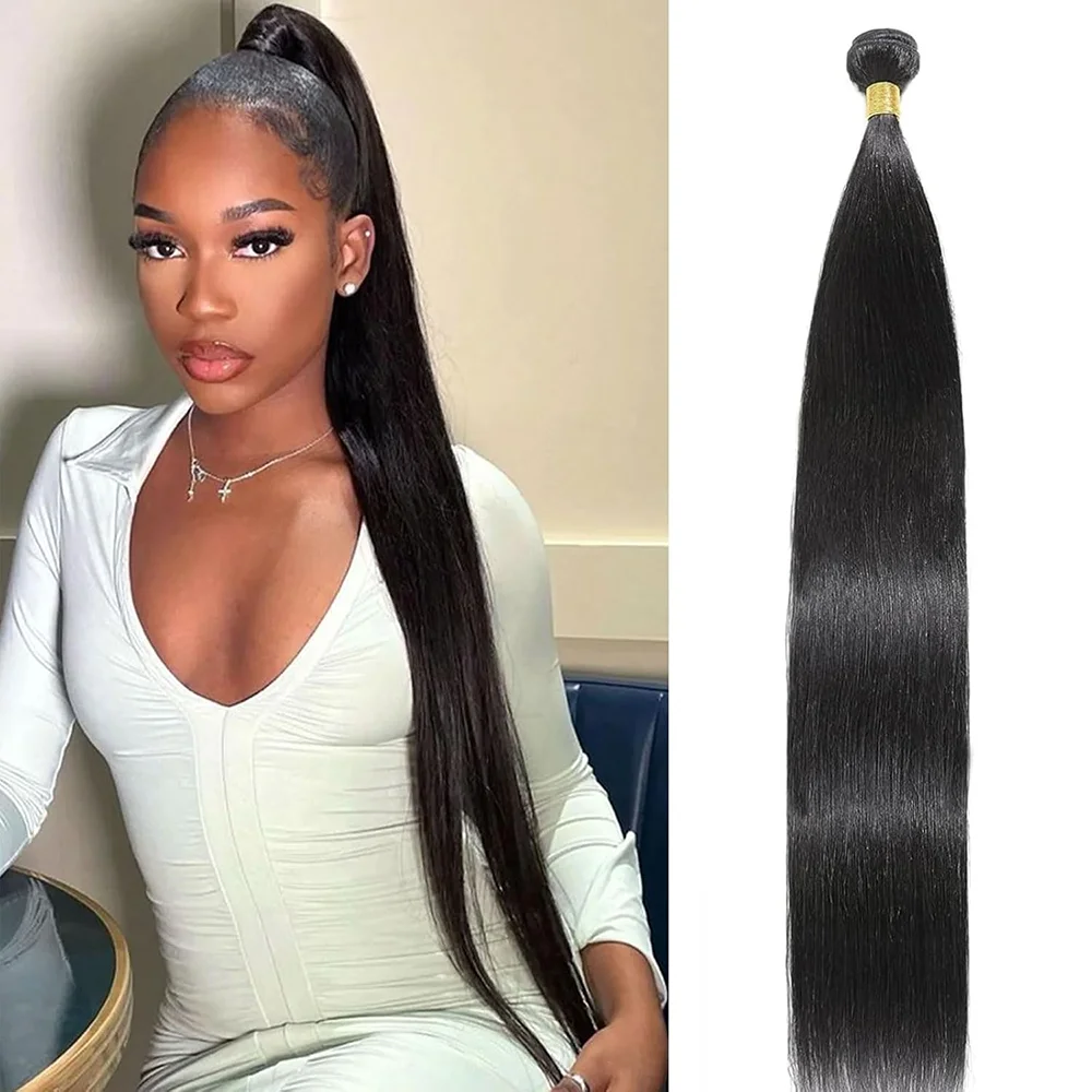 15A Double Drawn Virgin Bundles Human Hair Raw Vietnamese Hair Bundles Human Hair Straight Bundles Unprocessed Hair Extensions Straight Bundles And Weaves Natural Black Hair Bundles Extensions