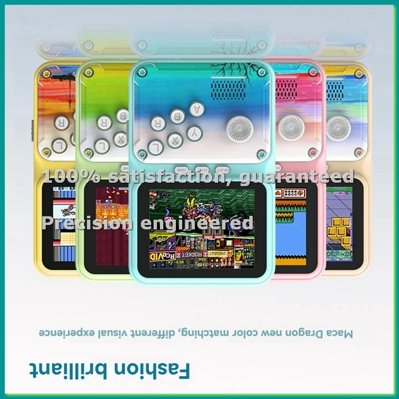 

Портативная игровая консоль с экраном 2,8 дюйма, 500 игр, ретро-аркада, поддержка AV-подключения, подарок для детей-VVNB