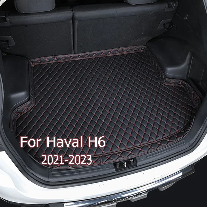 

High quality Customized car Leather Car Trunk Mat For Haval H6 2021-2023 Cargo Liner Accessories Interior Boot