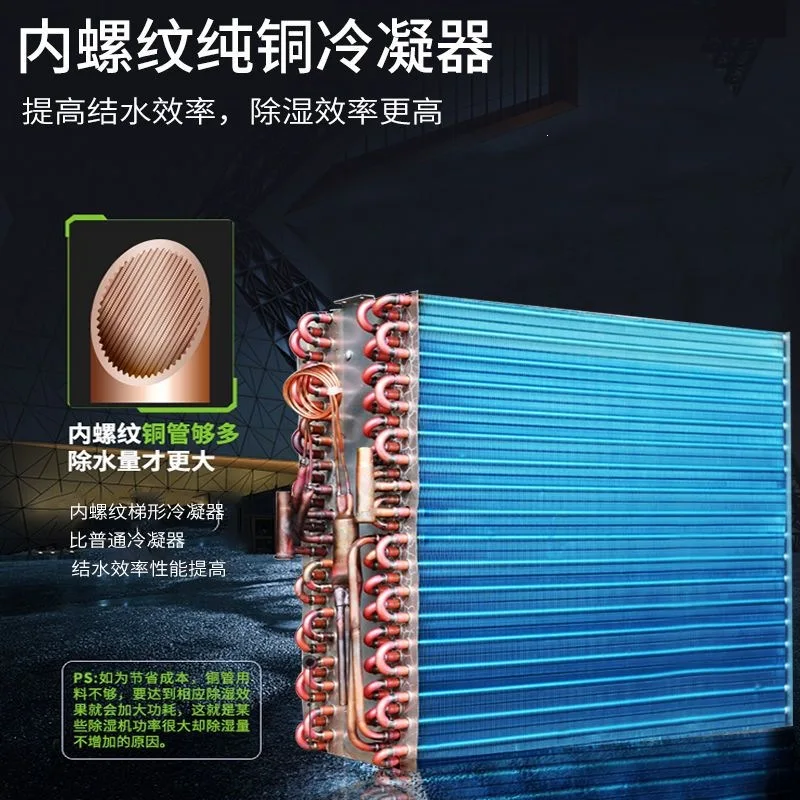 High Power Industrial Dehumidifier for Warehouse, Workshop, Villa and Basement Household Use