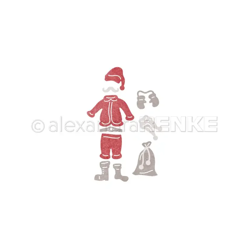 

Metal Cutting Dies Christmas Santa Claus Costume For Decorating Scrapbook Diy Greeting Paper Album Embossing Craft Template