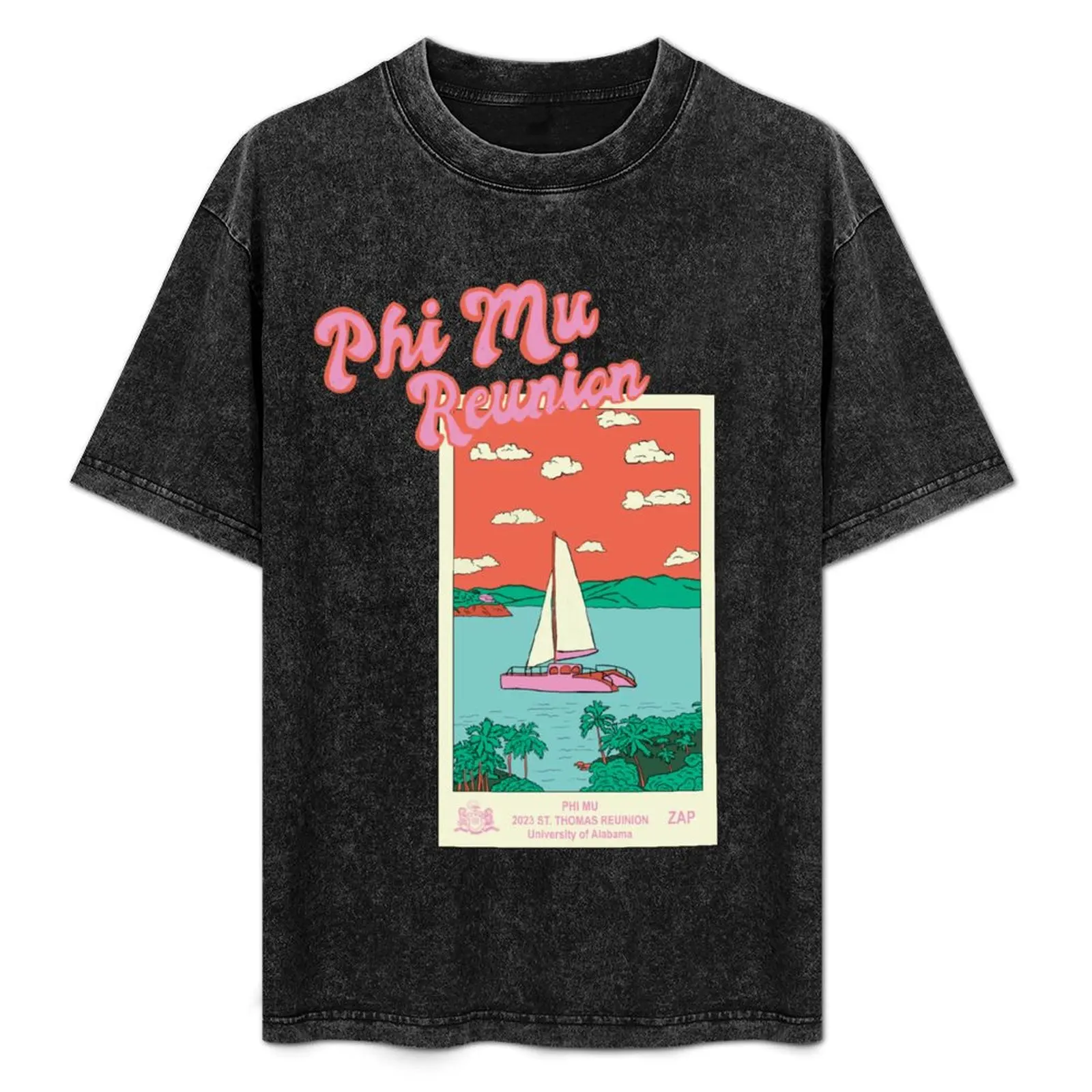 

Футболка Phi Mu Reunion, мужские повседневные хлопковые футболки, мужские футболки из 100% хлопка с принтами, футболка из 100% хлопка