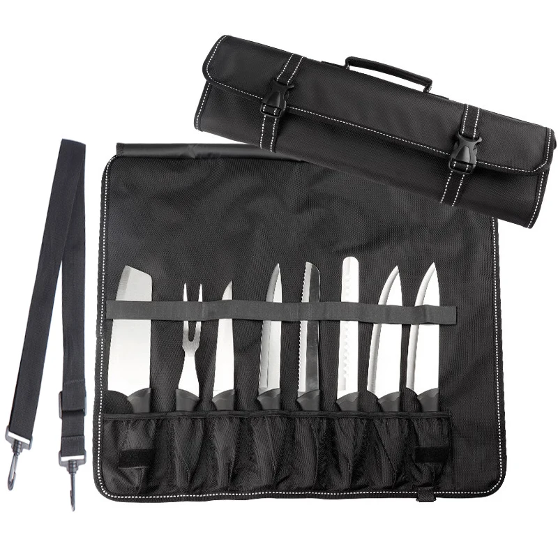 

Professional Outdoor Carrying Chef Knife Roll Bag Kitchen Cooking Knives Storage Carry Case Japanese Slicing Santoku Pocket