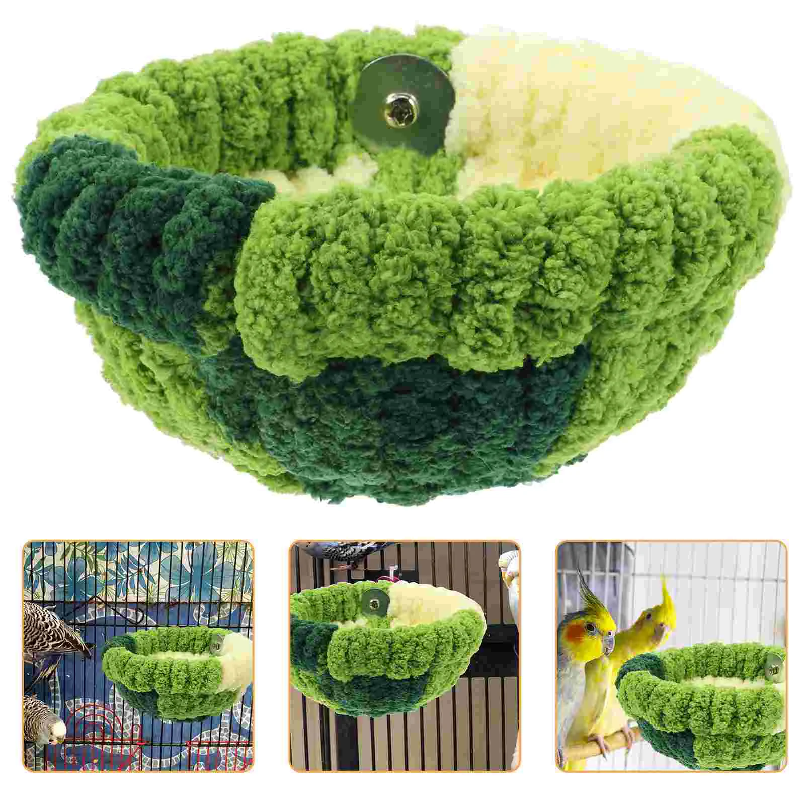 Large Bird Nest Bird Resting Place Warm Nesting Parrot Cage Winter Nest