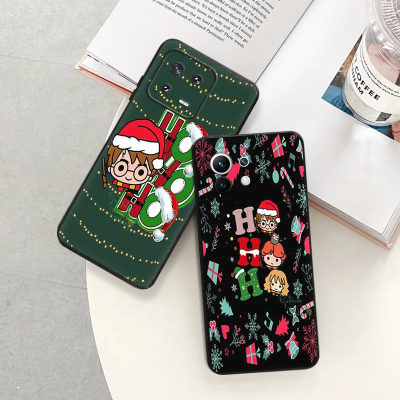 Matte Phone Cases For Redmi 12 12c 13c Note12 Note13 Pro Harries Wand Potters Christmas Xiaomi 13 12x 12t 12s Soft Black Cover