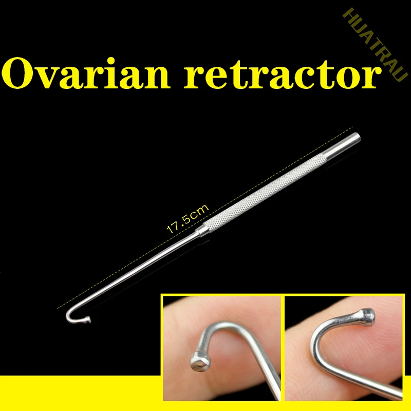 

Medical sterilization tools pet vet animals ball head round head ovarian retractor fallopian tube uterine hook non-invasive