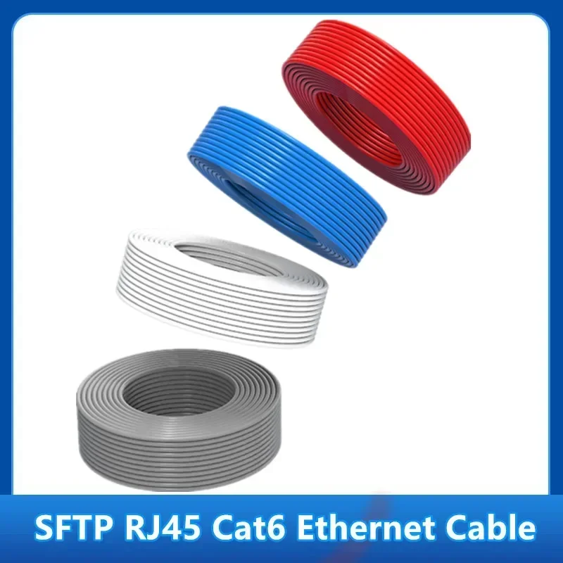 S/FTP Cat6 Ethernet Cable 1000Mbps Double Shielded Multi-Strand internet RJ45 Patch Cable LAN Network RJ 45 Router Laptops Cat 6