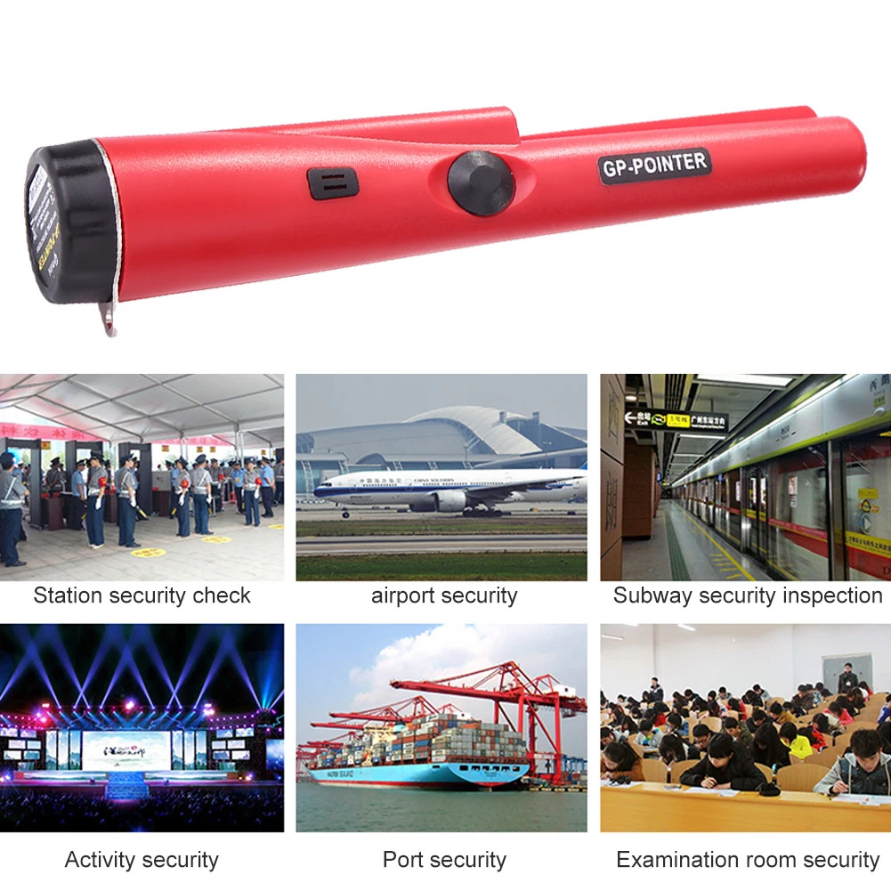 Handheld Metal Detector 360° High Sensitivity Metal Finder Scanner Waterproof GP-Pointer Detector For Silver Coin Gold Locating