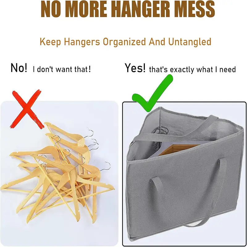 Household Goods Storage Strong Durable Hanger Storage BagTriangular Design Non-Woven Material Drying Rack Storage-44x34x33cm