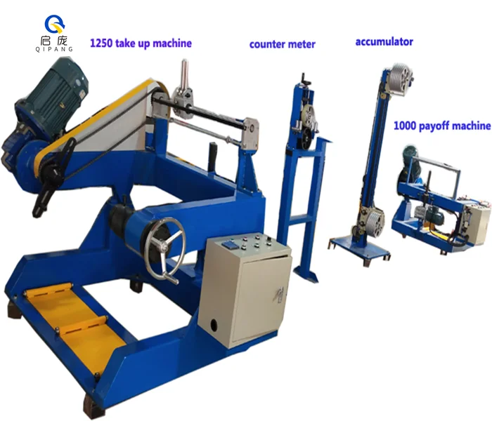 QIPANG Manufacturer  Cable Spool Winding Machine Cable Rewinding Take up Pay off Cable Machine Take up and Paying Out Machines