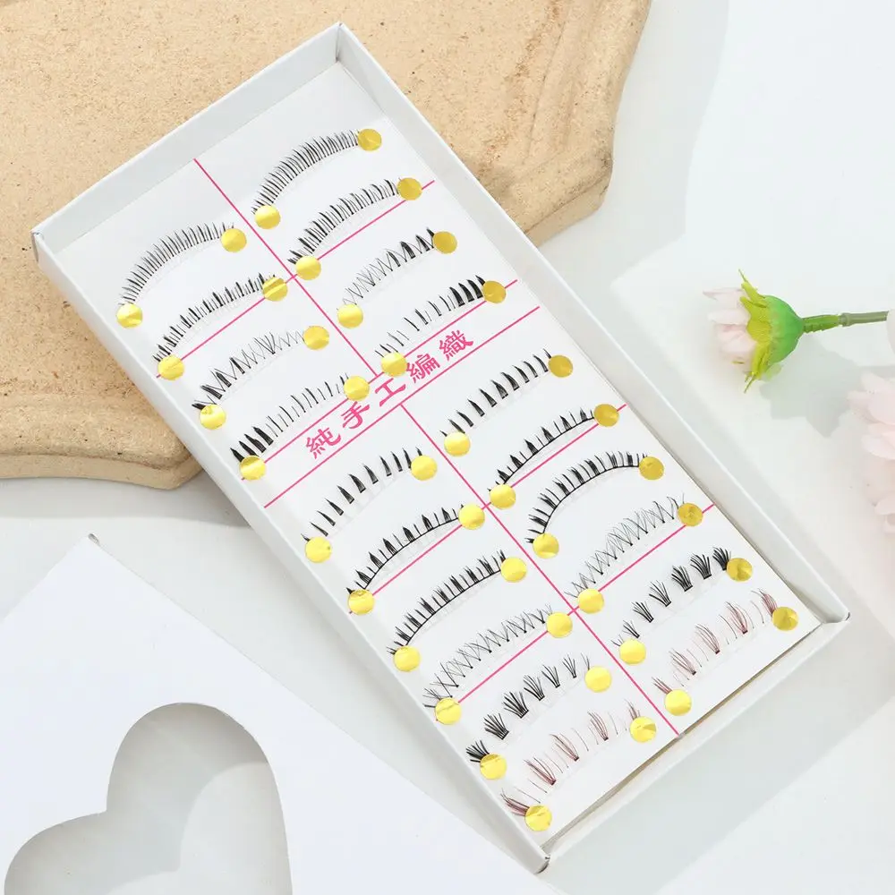 10 Pairs Fashion Fake Different Handmade Lower False Eyelashes Bottom Eye Lashes