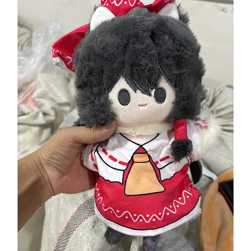 

Anime TouHou Plush Toy Hakurei Reimu hand puppet Fumo Project Smoke Sealed Club Lolita Stuffed Dolls Plushie Figure Xmas Gifts