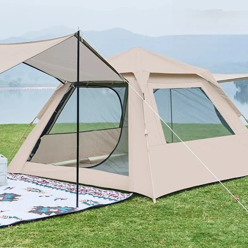 

Tent Outdoor Portable Integrated Folding Camping Outdoor Overnight Rainproof Thickened Automatic Camping Pack