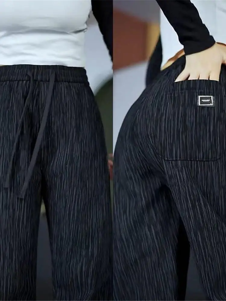 

Comfortable Qui-Dry Cool Summer Men's Casual Loose Fit Pants Cuffed Faionable Trendy Versatile Youth Active Wear