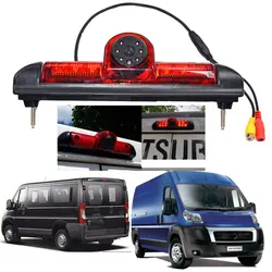 Parking Car Brake Light Rear View Camera CCD HD 170 Degree Night Vision For Citroen JUMPER III FIAT DUCATO X250 Peugeot BOXER