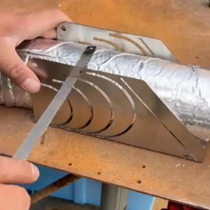 Ferramenta profissional de corte de tubos de espuma de precisão 45 °   Cortador de tubo de isolamento de borracha, tamanho ajustável, ferramenta de corte de tubo