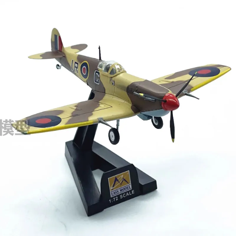 1:72 Scale Spitfire MK.Ⅴ/TROP Fighter British air force Plastic Finished Model Static Decoration Souvenir Gifts For Adult Boy