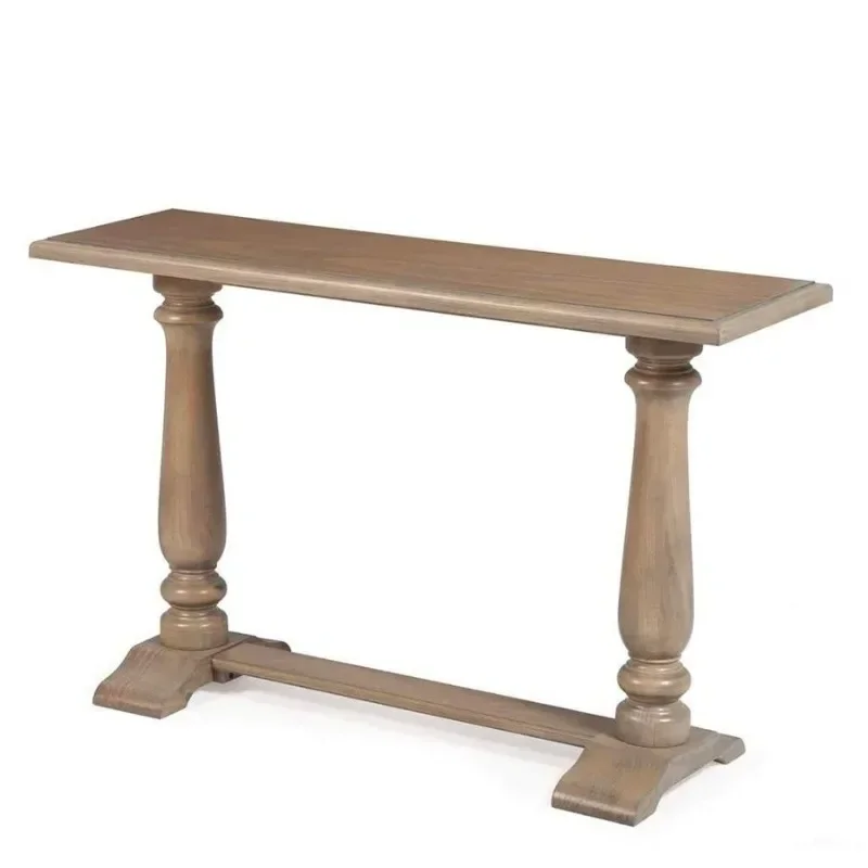 

American retro entrance table rectangular bar Chinese style wall minimalist square table design