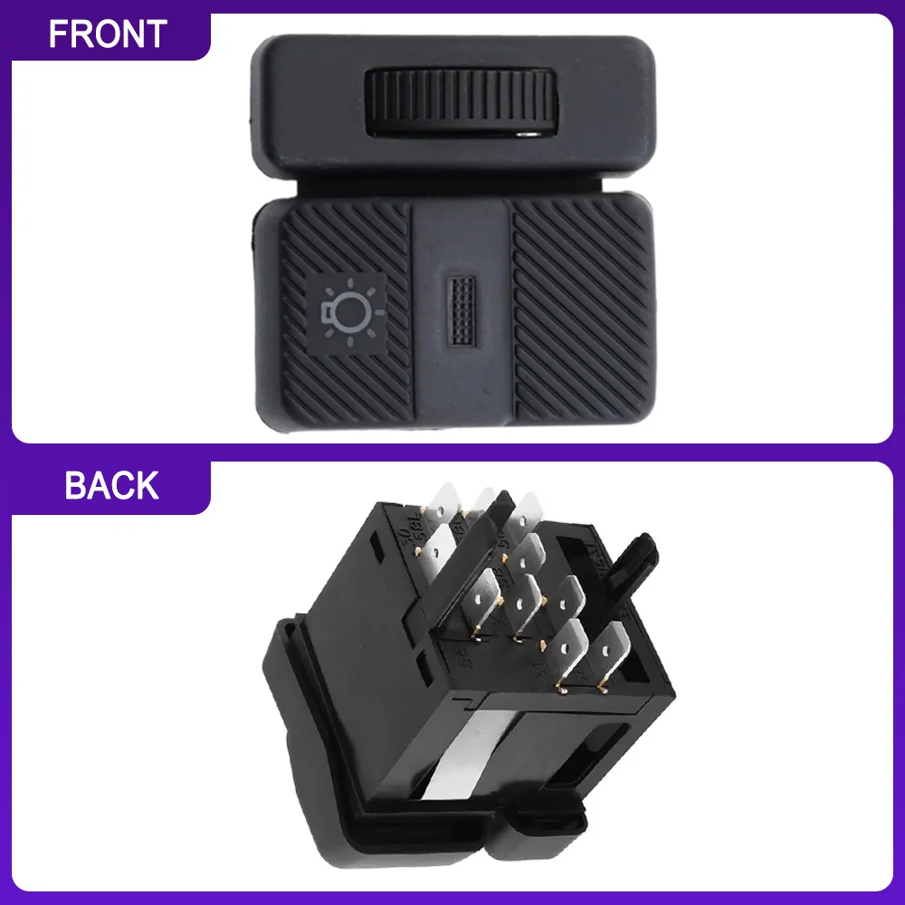 Car Headlight Fog Lamp Light Control Switch Button 357941531 For VW Passat B3 B4 Polo Transporter  Eurovan T4 LHD 