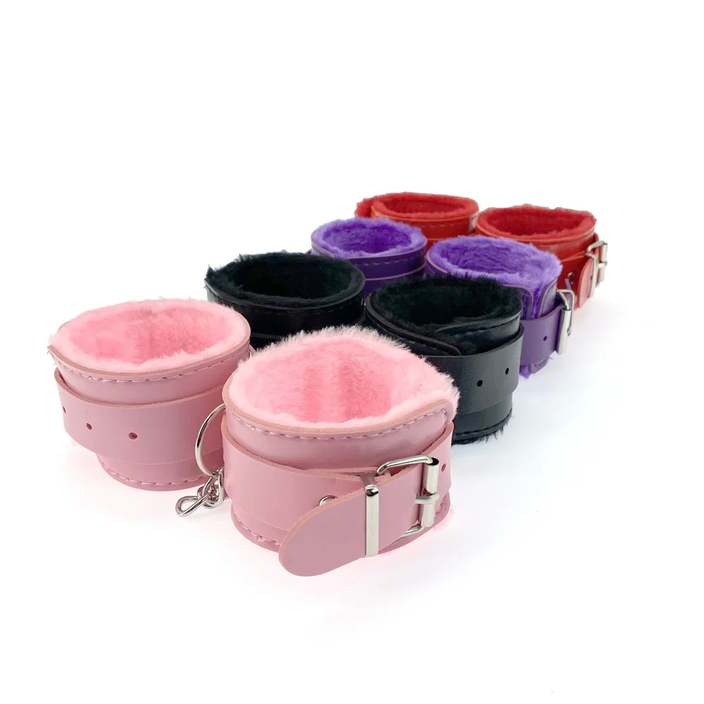 أصفاد SM القطيفة يمزح المجمعة ألعاب الجنس الكبار الزوج والزوجة ضبط عبودية مجموعة بديلة لعب 18 +