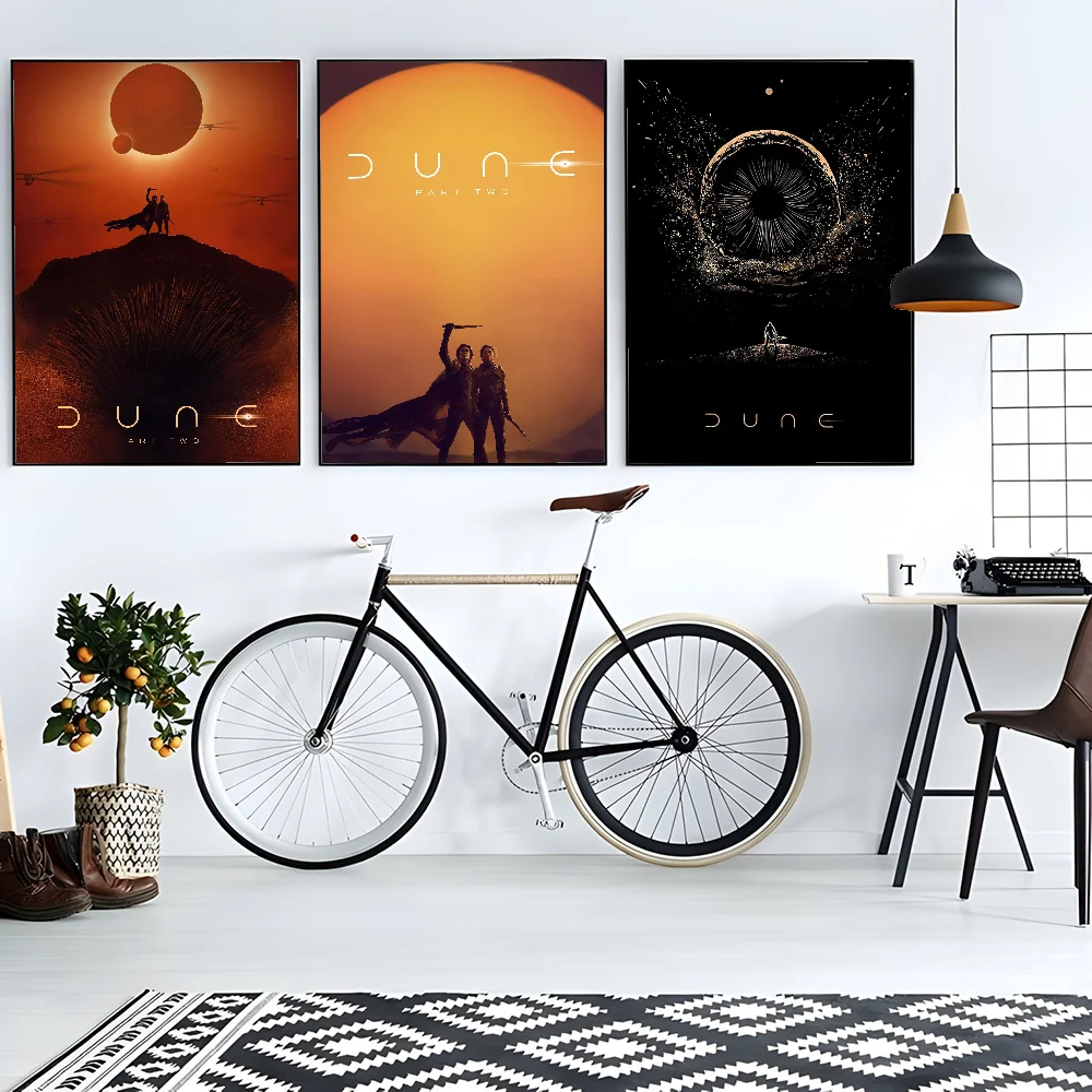 2024 فيلم الخيال العلمي الكثبان الرملية الجزء 2 ملصق HD الفن لزجة جدار مقاوم للماء غرفة المعيشة المنزلي غرفة نوم بار الديكور الجمالي