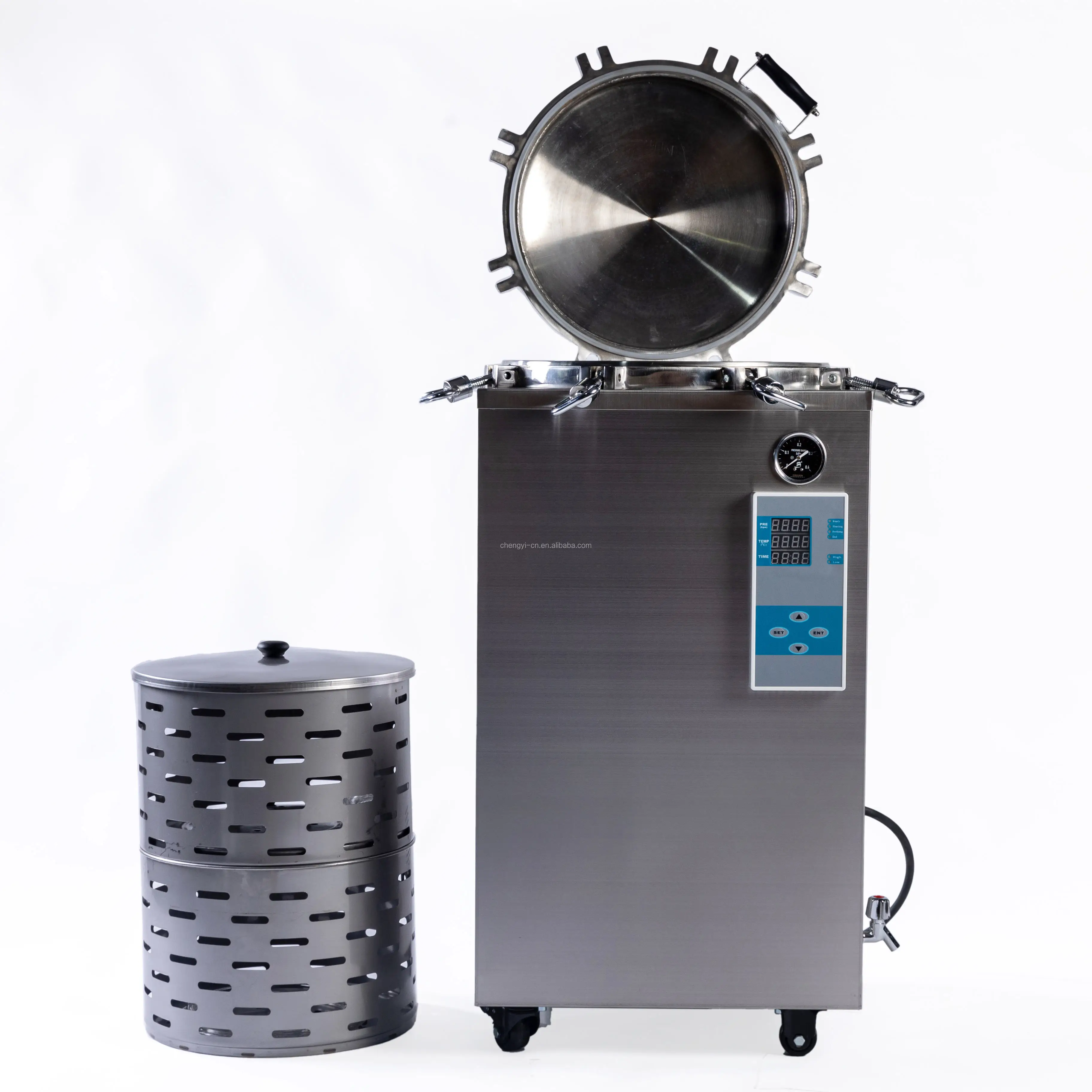 Best Price Sterilization Machine 35L 50L 75L 100L 120L 150L Full Stainless Steel Vertical Pressure Steam Autoclave