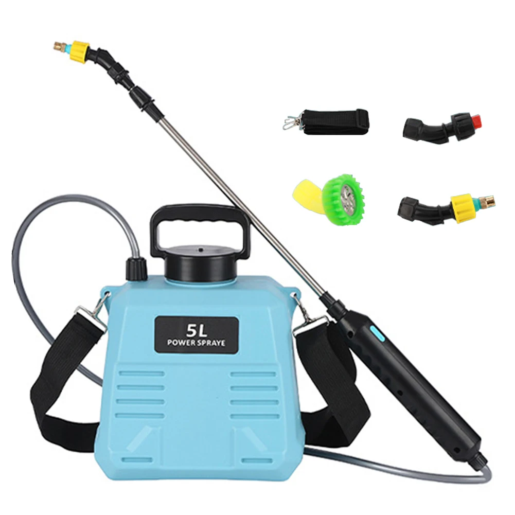 

Электрический садовый опрыскиватель 5/8 л, многоразовый ручной распылитель пестицидов, большой емкости, наплечный, для газонов и ферм
