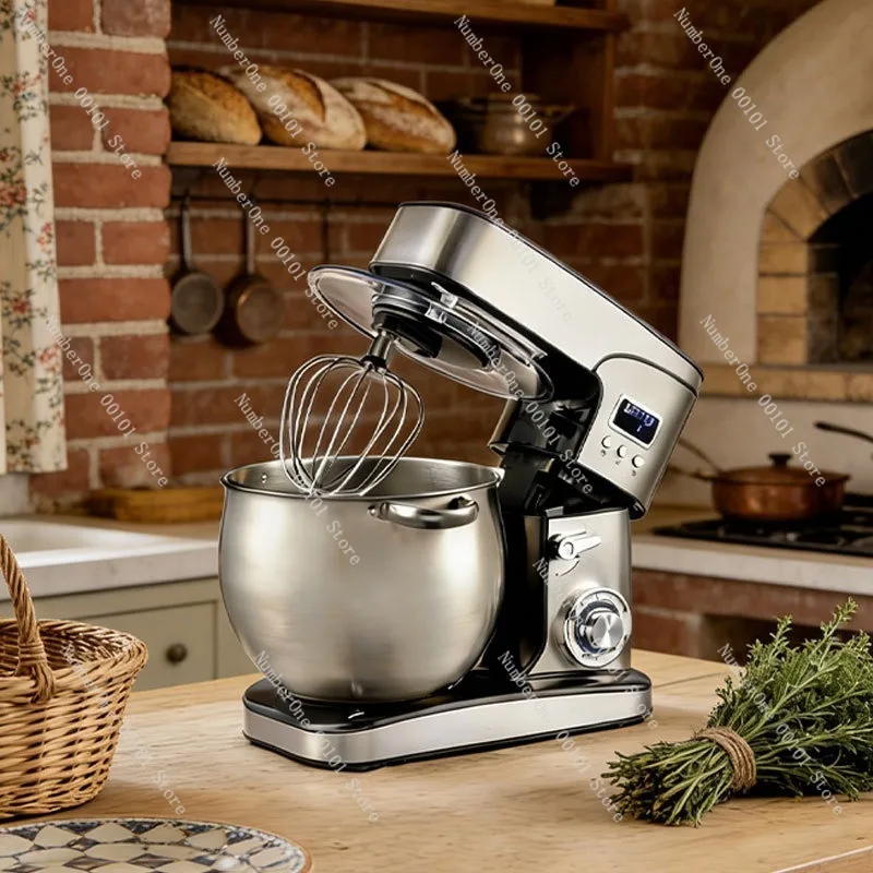 Chef Machine 12L Home Use, Fully Automatic Dough Mixer and Blender, Multi-functional Integrated Kitchen Appliance, EU Standard