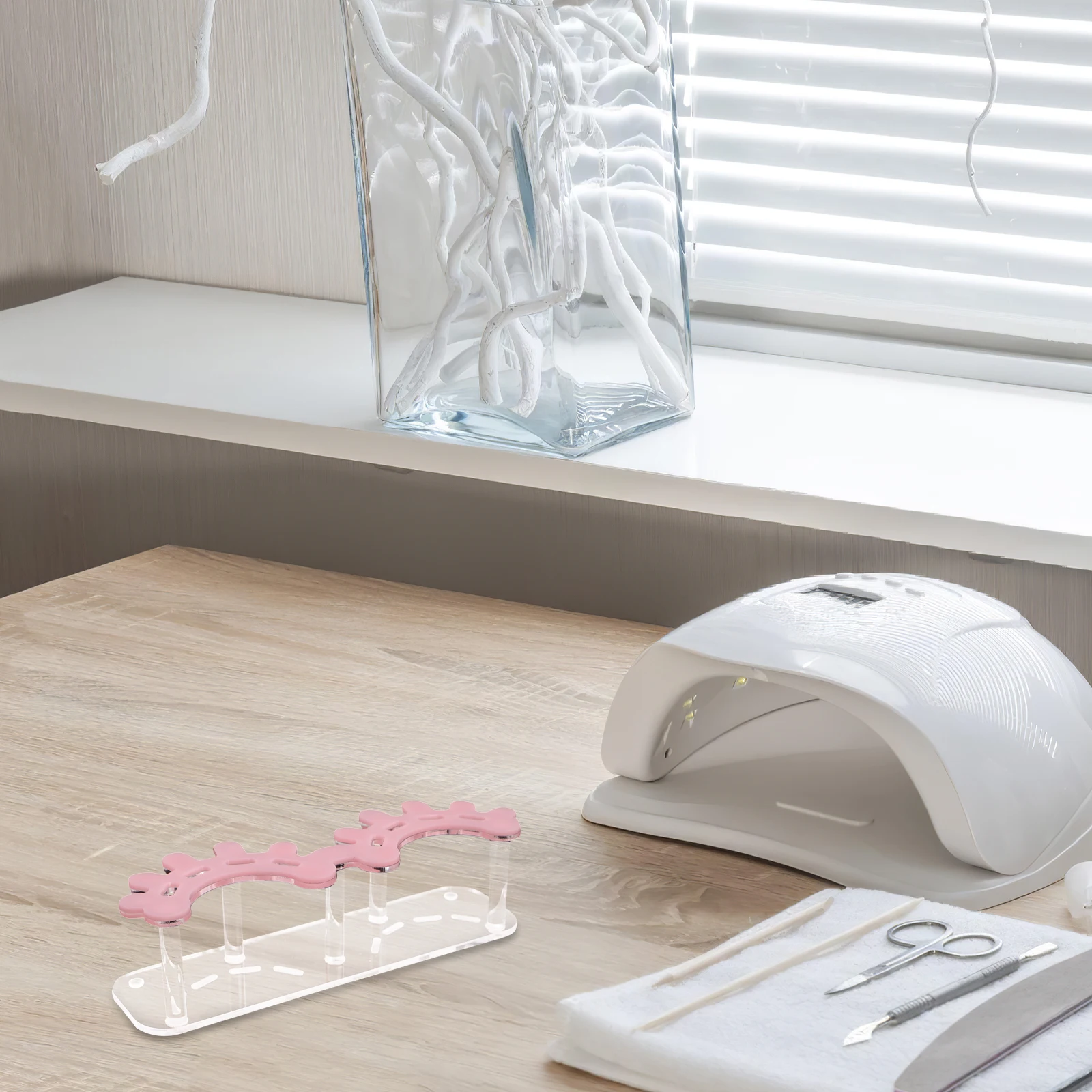 Acryl Lash Tweezer Organizer Stand 8-Slots voor Wimperverlenging Tool Salon Tafelblad Display Rack Make-up Opslag