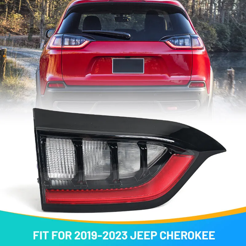 

Left Inner Rear LED Tail Light For Jeep Cherokee 2019 2020-2023 Brake Stop Lamp
