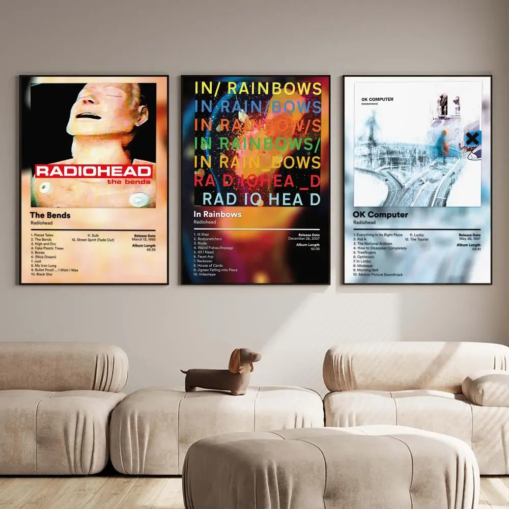 Rapper R-Radiohead Album Poster PP Wall Decor Posters Celebrity Music Art Prints Bedroom Office Gift
