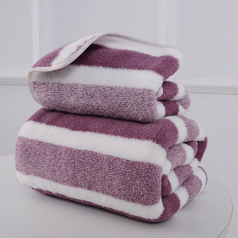 1 Pc Thickened Absorbent Bath Towel Soft Face Towel for Home