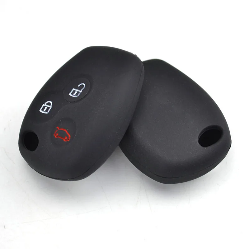 Silicone Rubber Key Cover Case Fob For Renault Clio Scenic Megane Duster Sandero Captur Twingo Modus Fluence Protector Holder