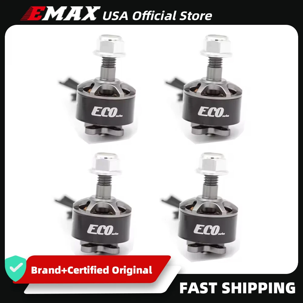 

Emax Official 4 шт. ECO Micro Series 1407 2 ~ 4S 2800KV 3300KV 4100KV Бесщеточный двигатель для FPV Racing RC Drone