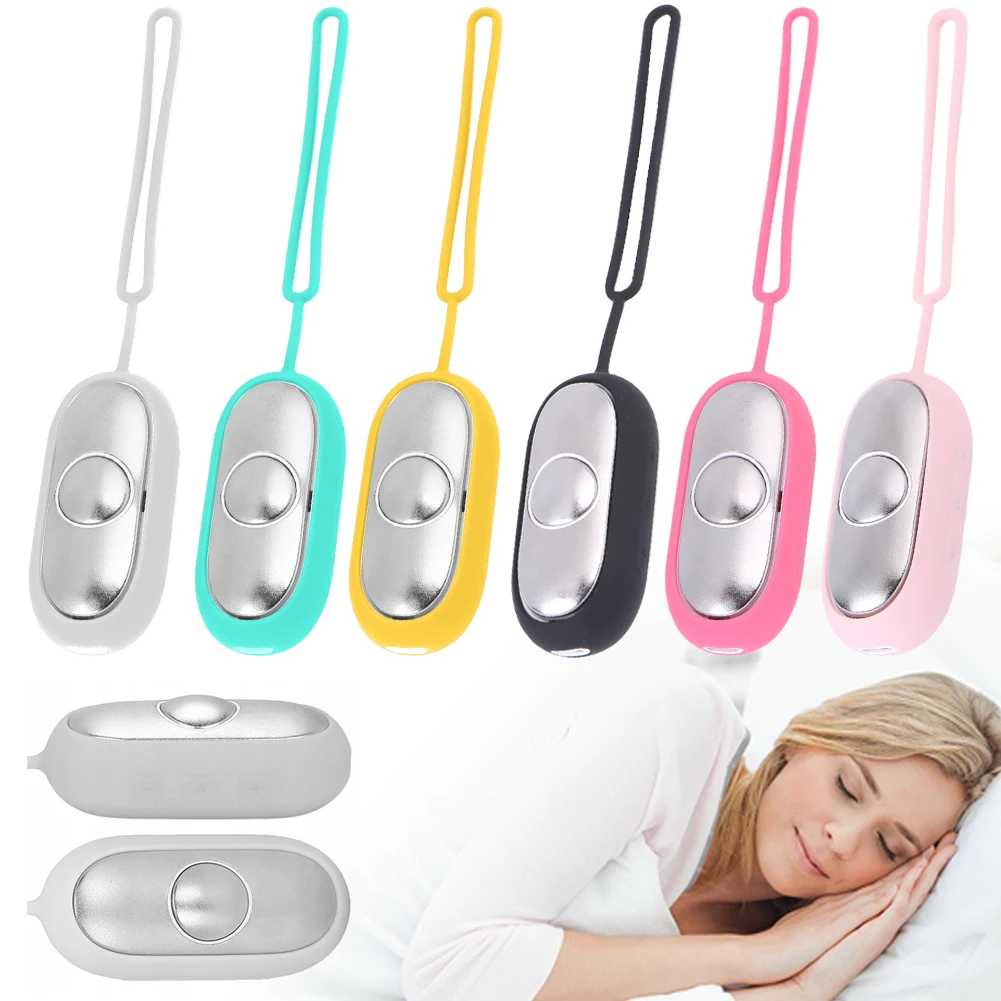 Handheld Micro-Current Instrument Focus Attention Lightweight Sleeping Device Anxiety Pressure Relief for Insomnia Brain Massage