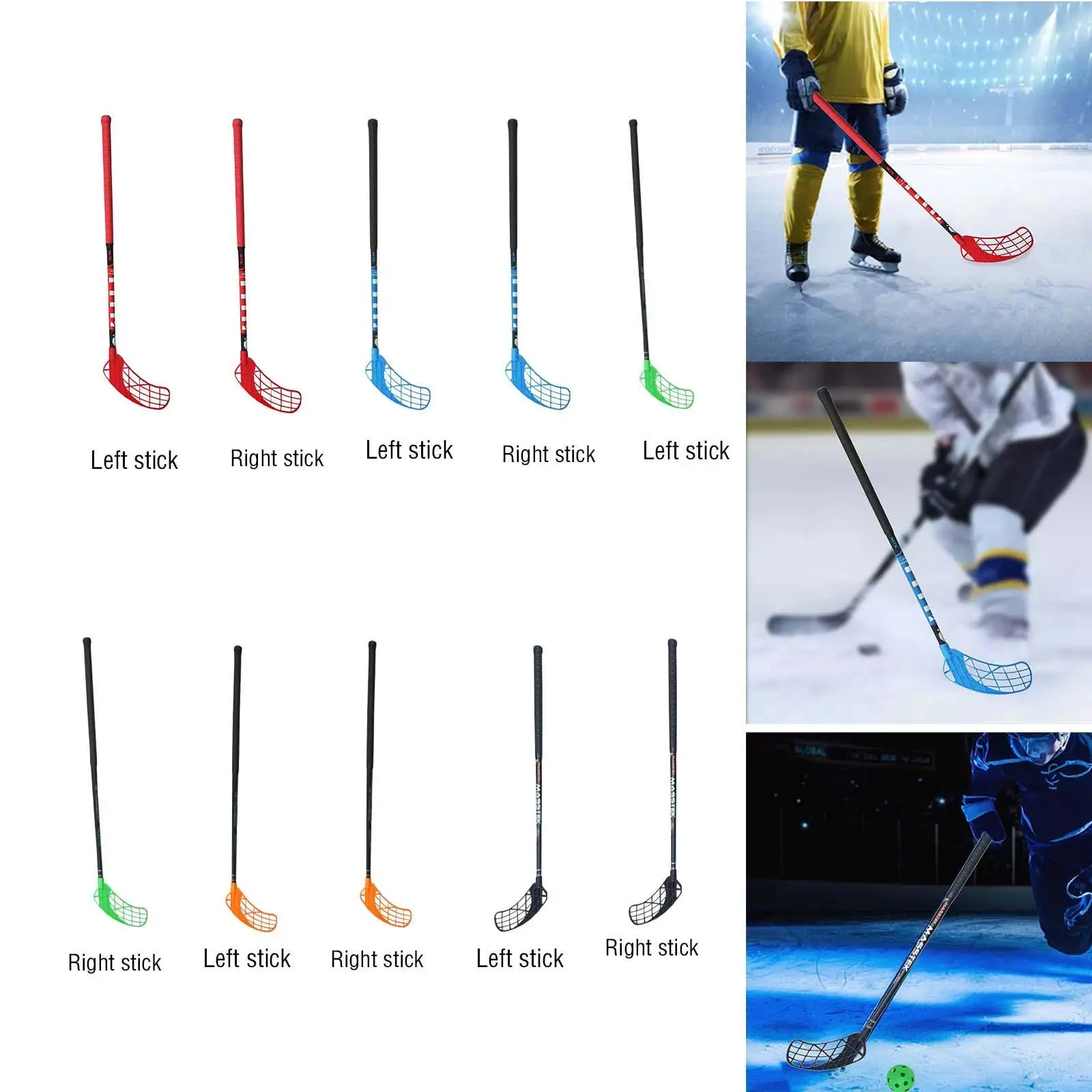 

Клюшка для флорбола: универсальная, простая в использовании, сменная, портативная, для тренировок, для игры в хоккей на льду в помещении